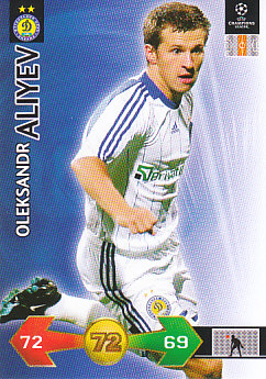 Oleksandr Aliyev Dynamo Kyiv 2009/10 Panini Super Strikes CL #82